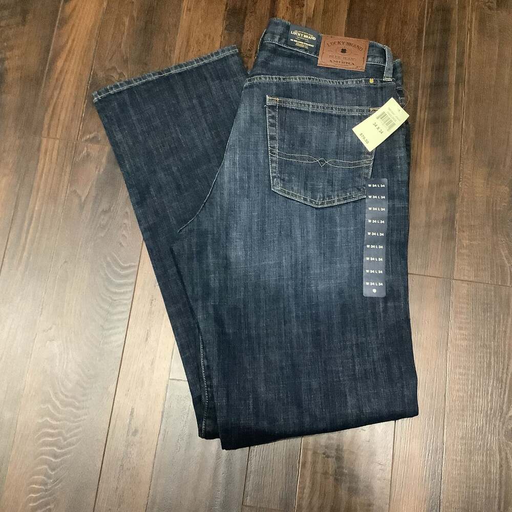 Lucky Brand 181 Relaxed Straight Men's Jeans 34x34
